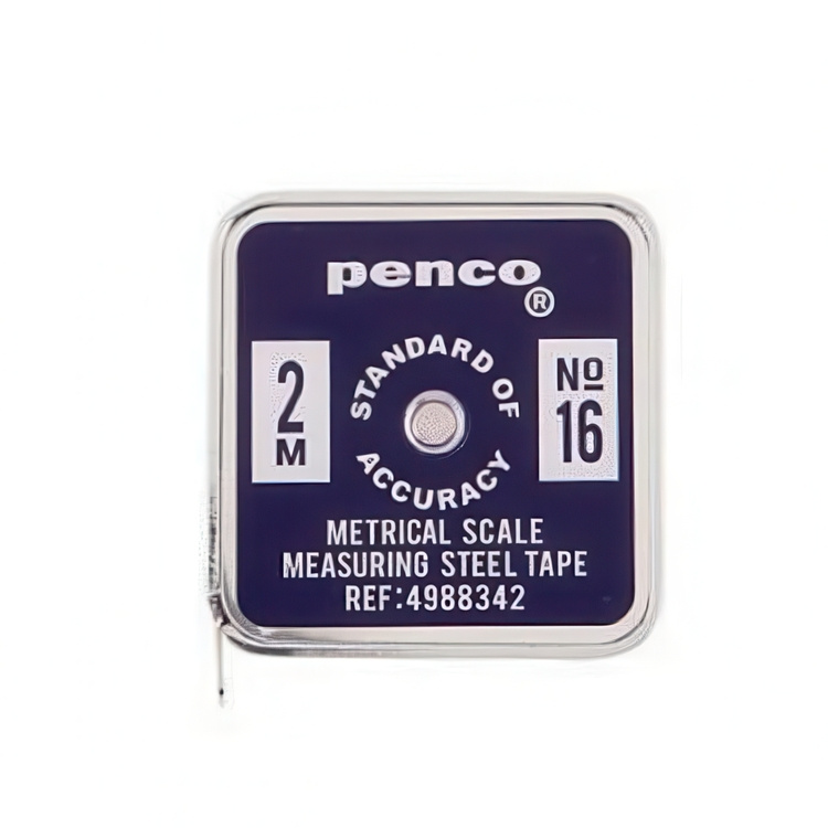 Tape measure, Metal, 2 m, PENCO POCKET, 4 x 4,5 cm in the group Storage / Office supplies at SmartaSaker.se (42284)