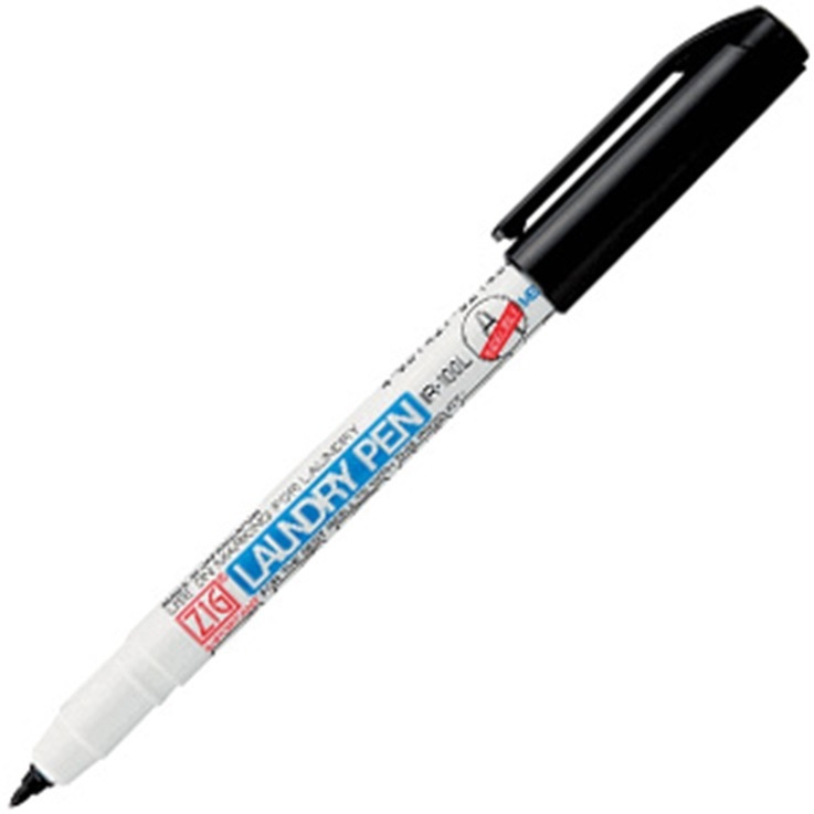 Fabric Marker ZIG LAUNDRY PEN, Svart in the group Storage / Office supplies at SmartaSaker.se (42287)