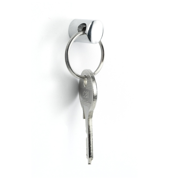 Key Rings with Magnets, Set of 3, RING, Super strong, silver in the group Storage / Hallway storage / Key cabinets at SmartaSaker.se (42309)