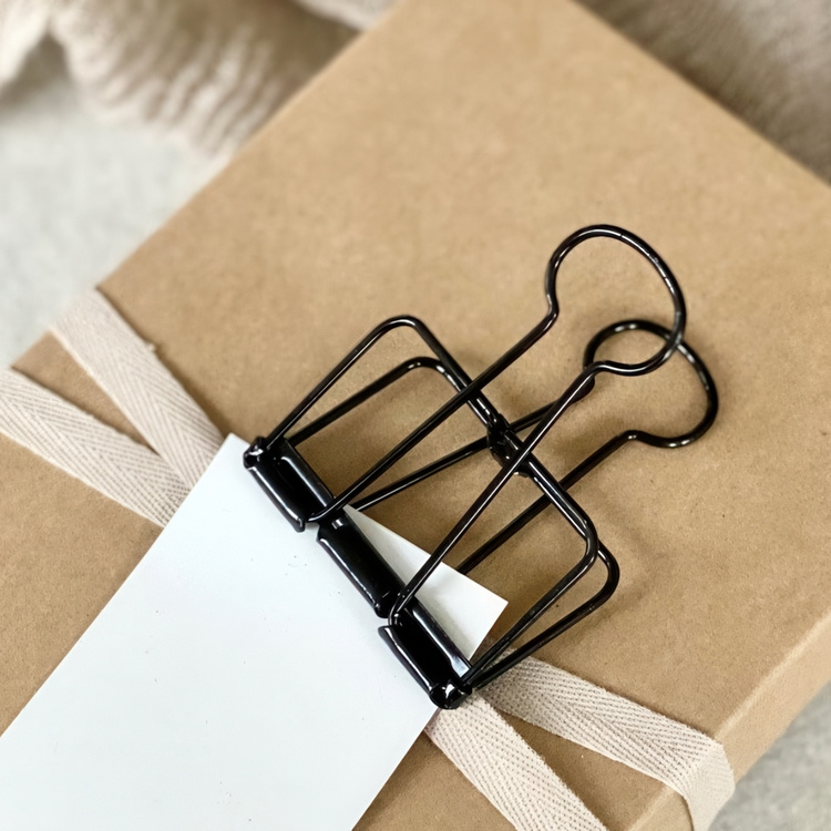 Foldback Clips, Set of 10, WIRE CLIPS MEDIUM 32 mm, Deskstore, Black in the group Storage / Office supplies at SmartaSaker.se (42346)