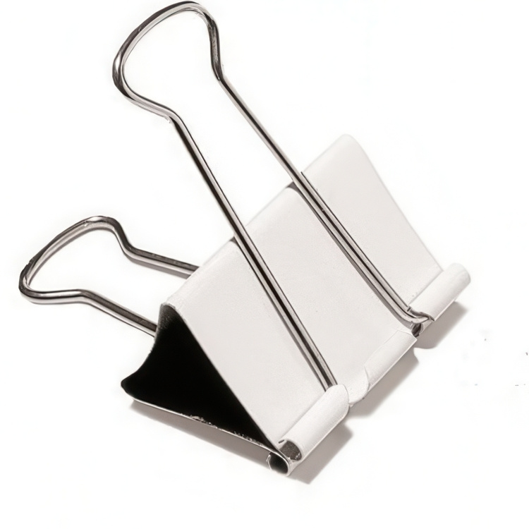 Paper Clips, Set of 12, FOLD BACK XL, 51mm, white in the group Storage / Office supplies at SmartaSaker.se (42350)