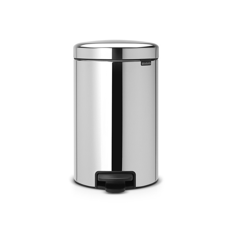 Trash Can / Pedal Bin, 12 L, BRABANTIA NEWICON, Ø 25,1 x H 41,1 cm in the group Storage / Cleaning and waste sorting / Waste sorting at SmartaSaker.se (42366)