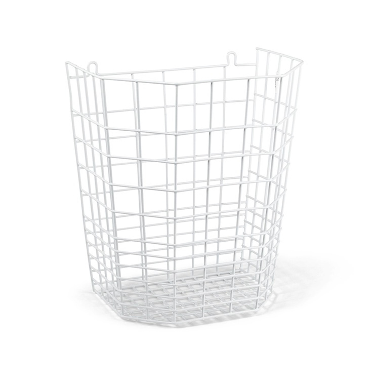 Wastebasket, wall-mounted, HABO, 30 x 23 x H 35 cm, White in the group Storage / Bathroom storage / Waste bins at SmartaSaker.se (42391)