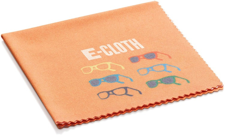 Special cloth for glasses, Microfiber, E-CLOTH GLASSES CLOTH, 19 x 19 cm, Orange in the group Storage / Cleaning and waste sorting / Cloths and brushes at SmartaSaker.se (42440)