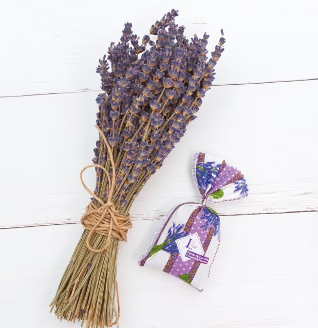Bag with Lavender from Provence, SACHET LAVANDE, Beige / Purple in the group Storage / Wardrobe storage at SmartaSaker.se (42448)