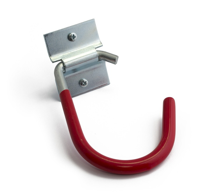 Utility hook / Bicycle hook, HABO, Red in the group Storage / Storage room and garage / Utensil holders at SmartaSaker.se (42461)