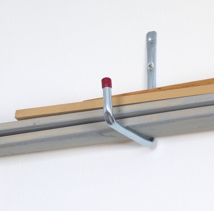 Utility hook, wall mounted, 25 cm, HABO 8502, Metal in the group Storage / Storage room and garage / Utensil holders at SmartaSaker.se (42464)