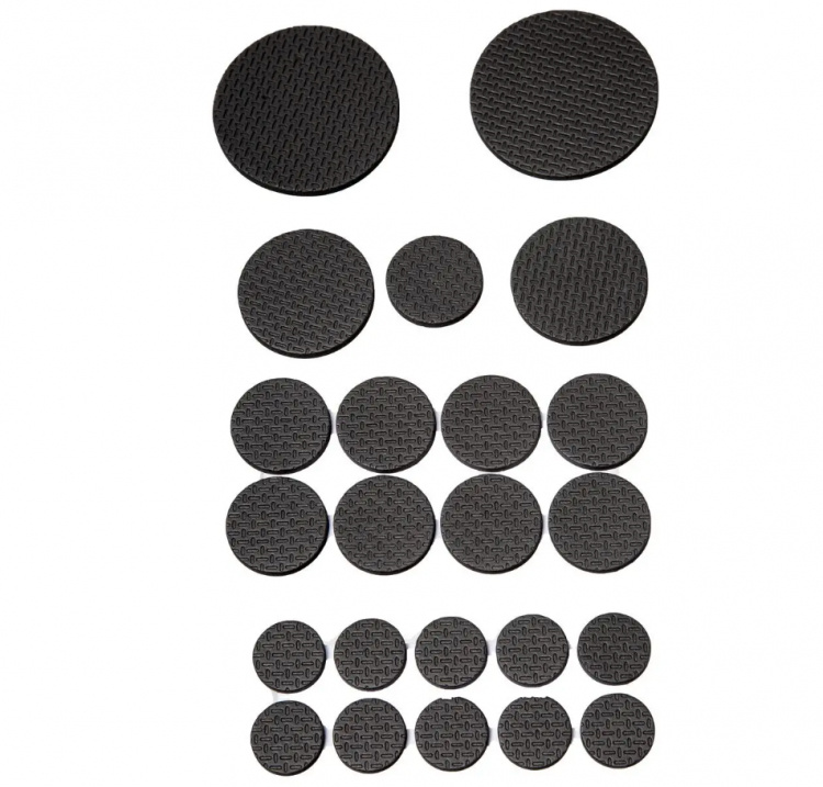 Self-Adhesive Furniture pads, Set of 50, BIG PACKPROTEKTOR PADS, Black in the group Storage / Cleaning and waste sorting / Drawer liners at SmartaSaker.se (42533)