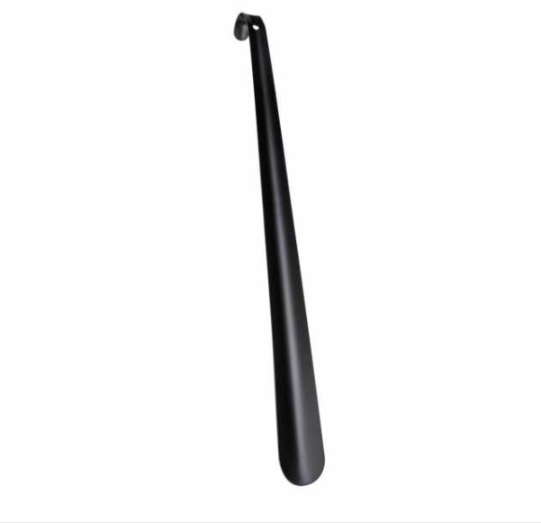 Shue horn, in Stainless steel, Extra long, SCHUHLÖFFEL, 57cm, Black in the group Storage / Hallway storage at SmartaSaker.se (42550)