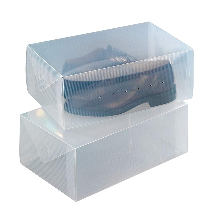 Shoe boxes, Set of 2, AUFBEWAHRUNGSBOX, 34 x 21 x H13 cm, Clear in the group Storage / Wardrobe storage / Shoe storage at SmartaSaker.se (42566)