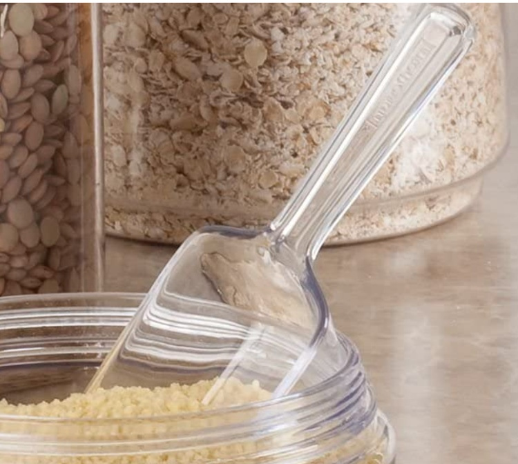 Scoops, set of 4, LARGE BASIC SCOOPS, Clear in the group Storage / Kitchen storage at SmartaSaker.se (42573)
