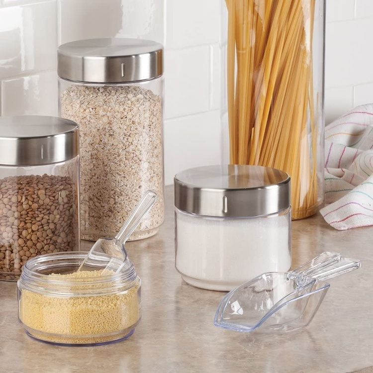 Scoops in different sizes, set of 4, BASIC, Clear in the group Storage / Kitchen storage at SmartaSaker.se (42574)