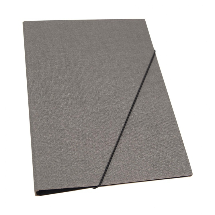 Clipboard / Folder, A4, BIGSO AMELIE CANVAS, Grey in the group Storage / Office supplies at SmartaSaker.se (42600)