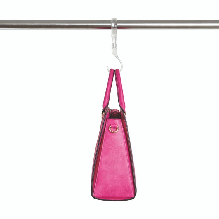 S-Hook, THE HOME EDIT SWIVEL HOOK, H 19 cm. Clear in the group Storage / Wardrobe storage / Bag storage at SmartaSaker.se (42605)