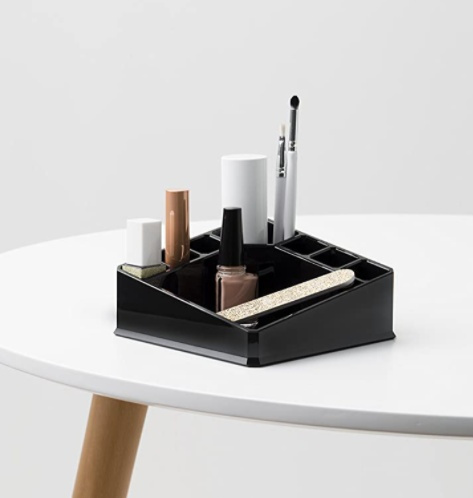 Make up organiser, CONFIGURABLE, 22 x 13 x H 8 cm, Black in the group Storage / Bathroom storage / Makeup storage at SmartaSaker.se (42669)