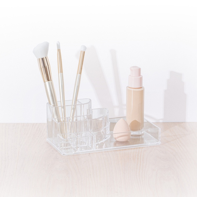 Make up organizer, SELENA ORGANISEUR MAQUILLAGE, 17,3 x 6,6 x H 9,4 cm, Clear in the group Storage / Bathroom storage / Makeup storage at SmartaSaker.se (42670)