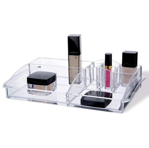 Make up organizer with handels, Large, MY PRETTY ORGANISER, 35 x 20,5 x H 7,5 cm, Clear in the group Storage / Bathroom storage / Makeup storage at SmartaSaker.se (42681)