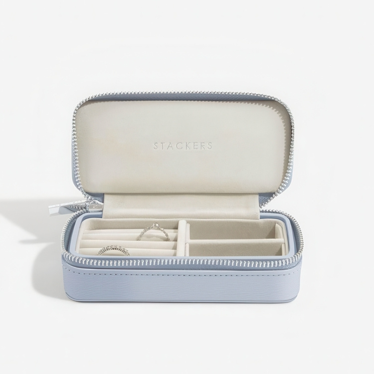 Travel Jewellery Box, STACKERS, 7 x 16 x H 4,2cm in the group Storage / Travel storage / Travel jewelry storage at SmartaSaker.se (42698)