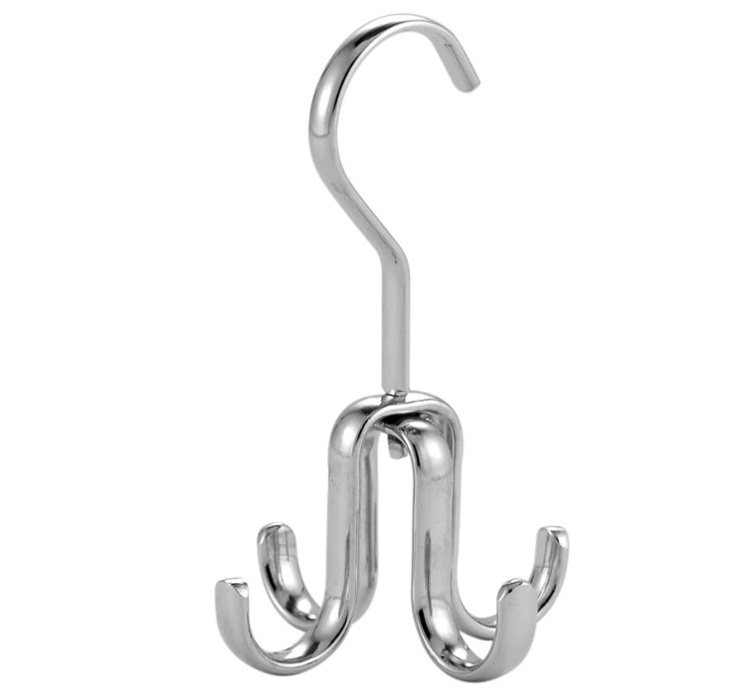 Hanger for necklaces and belts, SWIVEL ROD HOOK, Silver in the group Storage / Wardrobe storage / Hangers and hooks at SmartaSaker.se (42724)