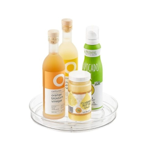 Lazy Susan, Small, THE HOME EDIT SINGLE TIER TURNTABLE Low, Ø 23 cm, Transparent in the group Storage / Kitchen storage / Kitchen cabinet organizers at SmartaSaker.se (42752)