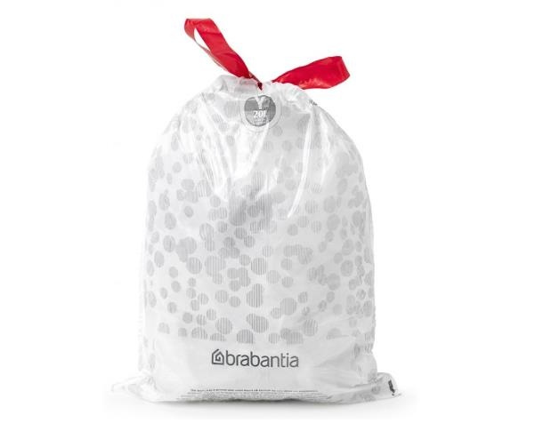 Caddy Liners, 20 L Set of 10, BRABANTIA BIN LINERS CODE Y, White in the group Storage / Cleaning and waste sorting / Waste sorting at SmartaSaker.se (42766)