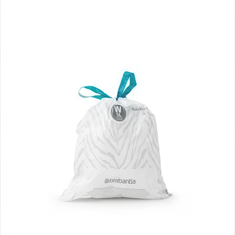 Caddy Liners, 5 L Set of 10, BRABANTIA BIN LINERS CODE W, White in the group Storage / Cleaning and waste sorting / Waste sorting at SmartaSaker.se (42768)