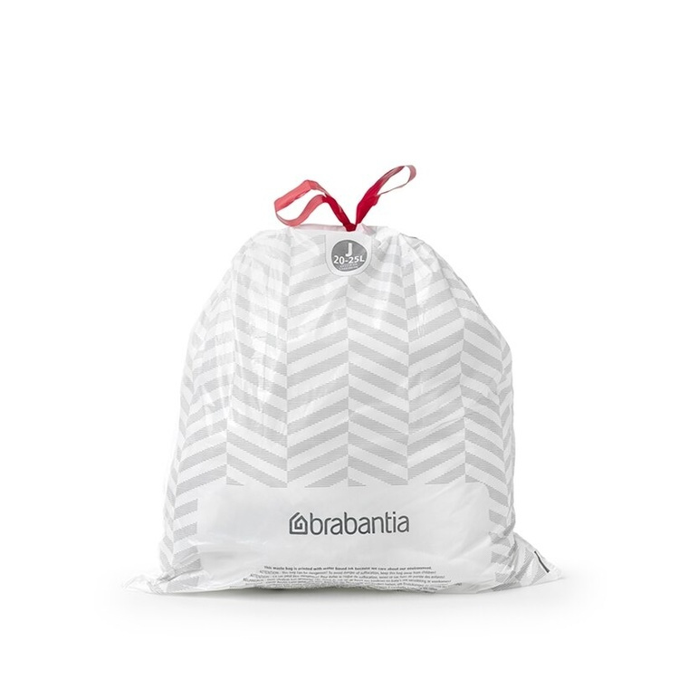 Caddy Liners, Extra strong, 20 -25 L Set of 40, BRABANTIA BIN LINERS CODE J, White in the group Storage / Cleaning and waste sorting / Waste sorting at SmartaSaker.se (42769)