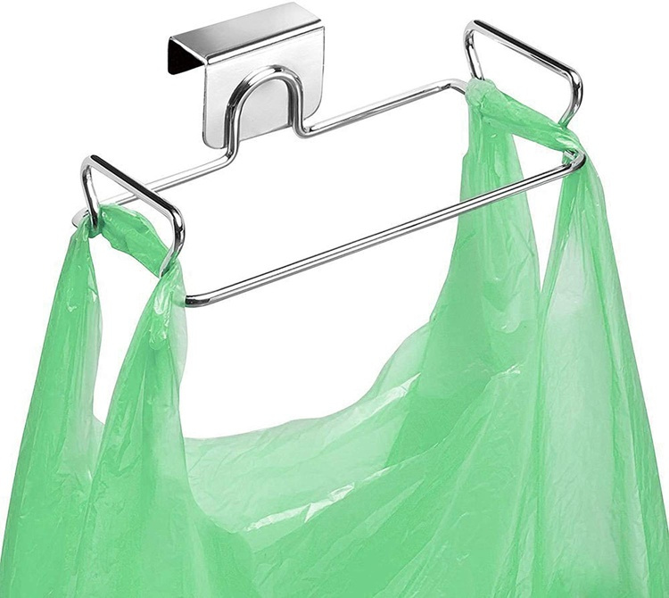 Over Cabinet Bag Holder, CLASSICO, Silver in the group Storage / Cleaning and waste sorting / Waste sorting at SmartaSaker.se (42772)