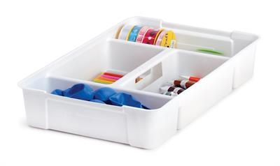 Drawer insert organizer with handle, SISTEMA STORAGE TABLET, 47,5 x 30 x H9 cm, White in the group Storage / Storage boxes at SmartaSaker.se (42780)