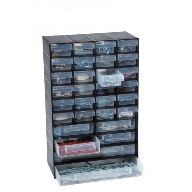 Cabinet with 30 drawers, MULTI DRAWER CABINET, 27 x 13 x H 41,5 cm, Garland in the group Storage / Storage room and garage at SmartaSaker.se (42785)