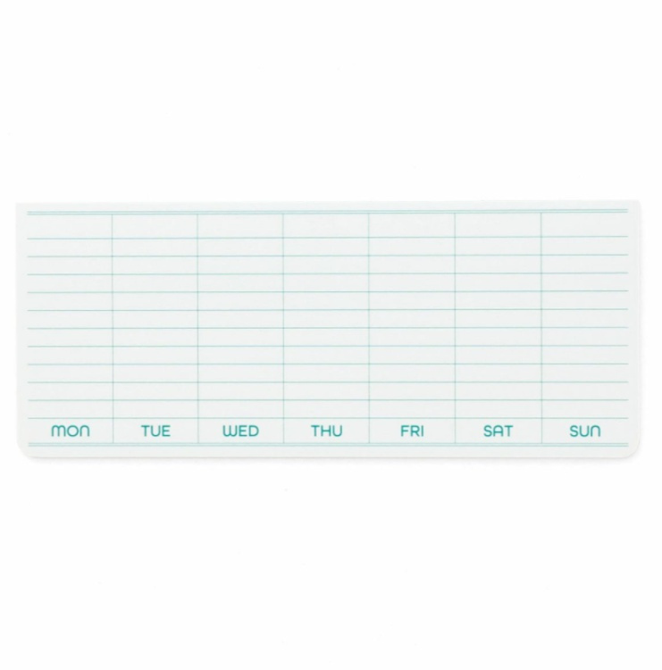 Memo Stickers, PENCO STICKY PAD WEEKLY, 18 x H7,4 cm, White in the group Storage / Office supplies at SmartaSaker.se (42816)