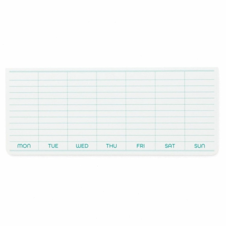Memo Stickers, PENCO STICKY PAD WEEKLY, 18 x H7,4 cm, White in the group Storage / Office supplies at SmartaSaker.se (42816)