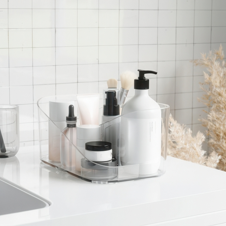 Cosmetic Organiser, UMBRA GLAM MAKE UP, 26,5 x 17 x H12,5 cm, Clear in the group Storage / Bathroom storage / Makeup storage at SmartaSaker.se (42875)