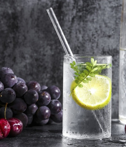 Drinking Straws in glas, reusable, GLASS STRAWS, Set of 6, Clear in the group Storage / Kitchen storage at SmartaSaker.se (42904)