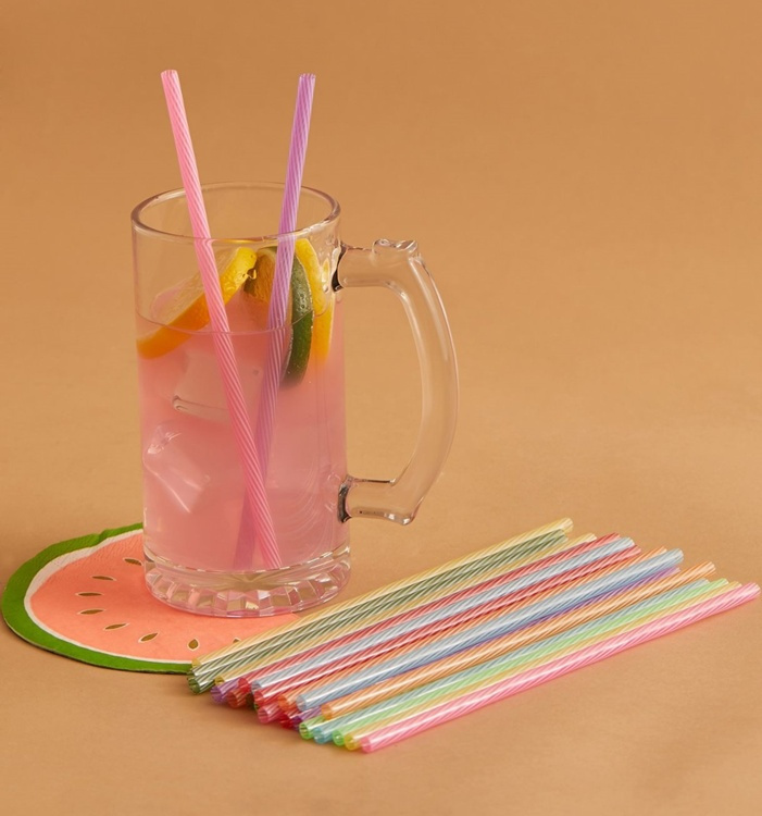 Drinking Straws, reusable, Set of 24, KIKKERLAND RAINBOW, 20 cm, Assorted in the group Storage / Kitchen storage at SmartaSaker.se (42907)