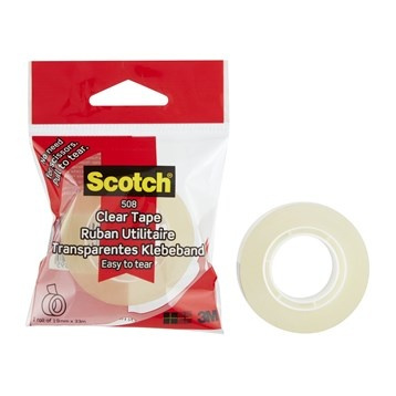 Tape, SCOTCH EASY TO TEAR, 1,9 cm x 33 m, Transparent in the group Storage / Office supplies at SmartaSaker.se (42948)