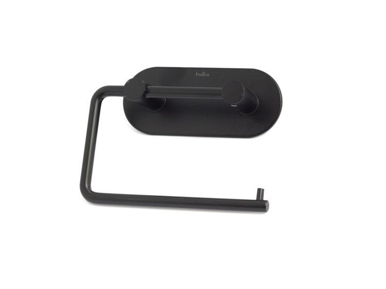 Self-adhesive toilet paper holder, HABO PLAIN, Black in the group Storage / Bathroom storage at SmartaSaker.se (42964)