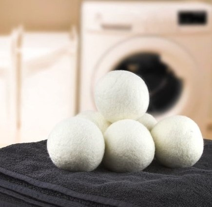 Drying balls in wool for the dryer, Set of 3, SFERE DI LANA, Ø 7 cm, White in the group Storage / Laundry and care at SmartaSaker.se (42966)