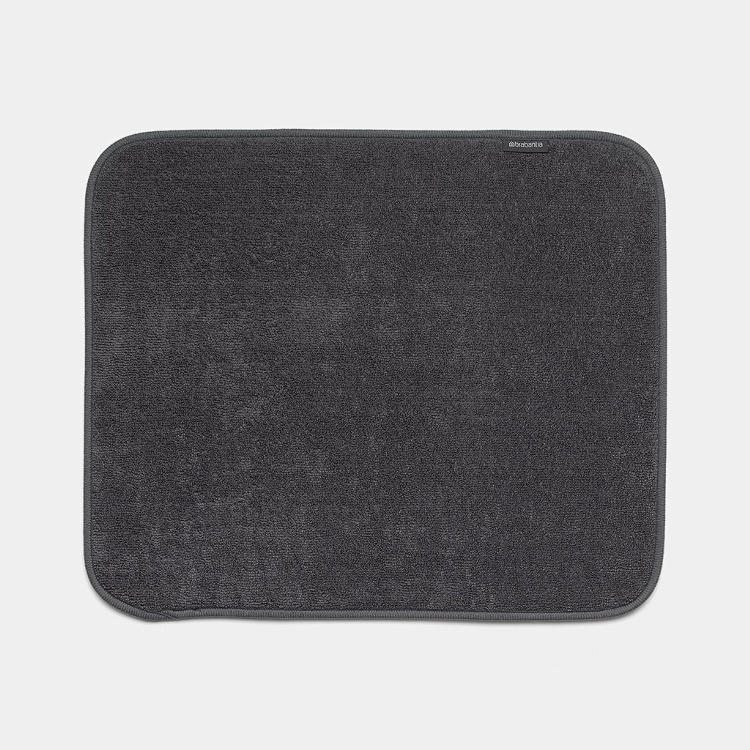 Dish Drying Mat, BRABANTIA MICROFIBRE , 47 x 40 cm, Dark Grey in the group Storage / Kitchen storage / Dish racks and sink accessories at SmartaSaker.se (42975)