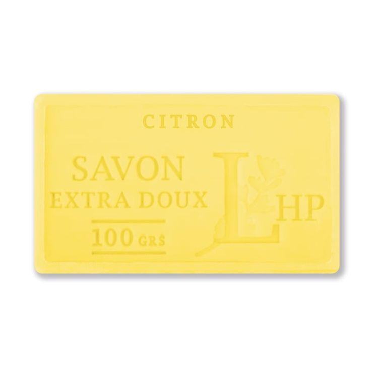 Soap with Lemon, 100 g, SAVON DE MARSEILLE CITRON, 8,5 x 5 x H 2,5 cm, Yellow in the group at SmartaSaker.se (43031)