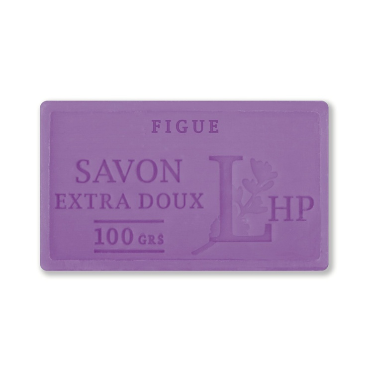 Soap with Fig, 100 g, SAVON DE MARSEILLE FIGUE, 8,5 x 5 x H 2,5 cm, Purple in the group at SmartaSaker.se (43043)