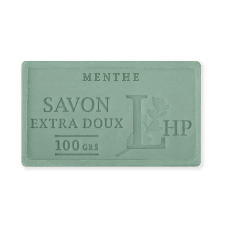 Soap with Mint, 100 g, SAVON DE MARSEILLE MENTHE, 8,5 x 5 x H 2,5 cm, Green in the group at SmartaSaker.se (43050)