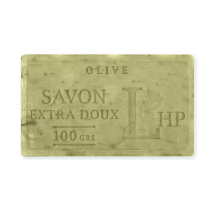 Soap with Olive Leaves, 100 g, SAVON DE MARSEILLE FEUILLES, 8,5 x 5 x H 2,5 cm, Olive Green in the group at SmartaSaker.se (43051)