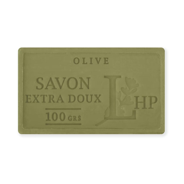 Soap with Olive oil, 100 g, SAVON DE MARSEILLE HUILE D\'OLIVE, 8,5 x 5 x H 2,5 cm, Olive Green in the group at SmartaSaker.se (43053)
