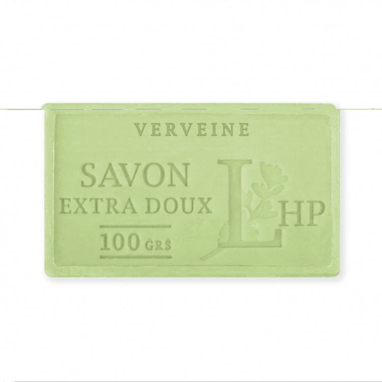 Soap with Verbena, 100 g, SAVON DE MARSEILLE VERVEINE, 8,5 x 5 x H 2,5 cm, Light Green in the group Storage at SmartaSaker.se (43056)
