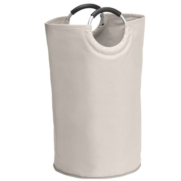 Laundry basket / Bag, 69 L, JUMBO, Ø 38 x H 72 cm, Off white in the group Storage / Laundry and care / Laundry baskets at SmartaSaker.se (43081)