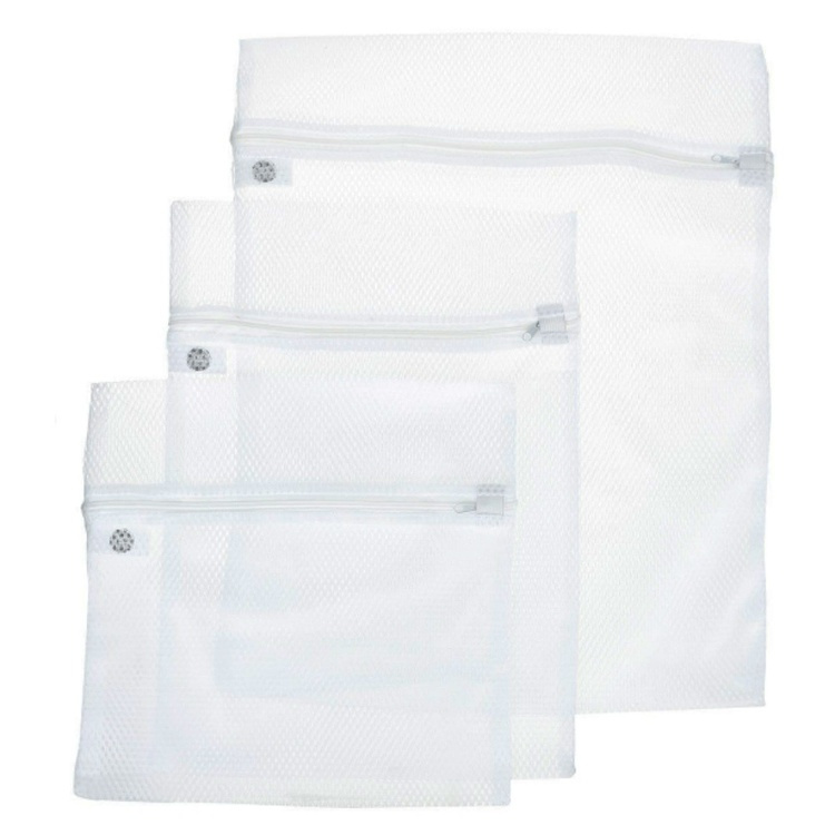 Wash Bags, Set of 3 , FILETS À LIGNE, White in the group Storage / Laundry and care / Laundry bags at SmartaSaker.se (43119)