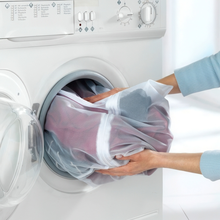 Laundry bag for washing machine, Large, WÄSCHENETZ, 70 x 50 cm, White in the group Storage / Laundry and care / Laundry bags at SmartaSaker.se (43136)