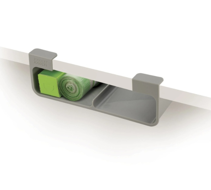 Under Shelf Organiser, CUPBOARD STORE FILM & FOIL, 26 x 22 x H 9 cm, Joseph Joseph, Grey in the group Storage / Kitchen storage / Kitchen cabinet organizers / Under shelf storage at SmartaSaker.se (43147)