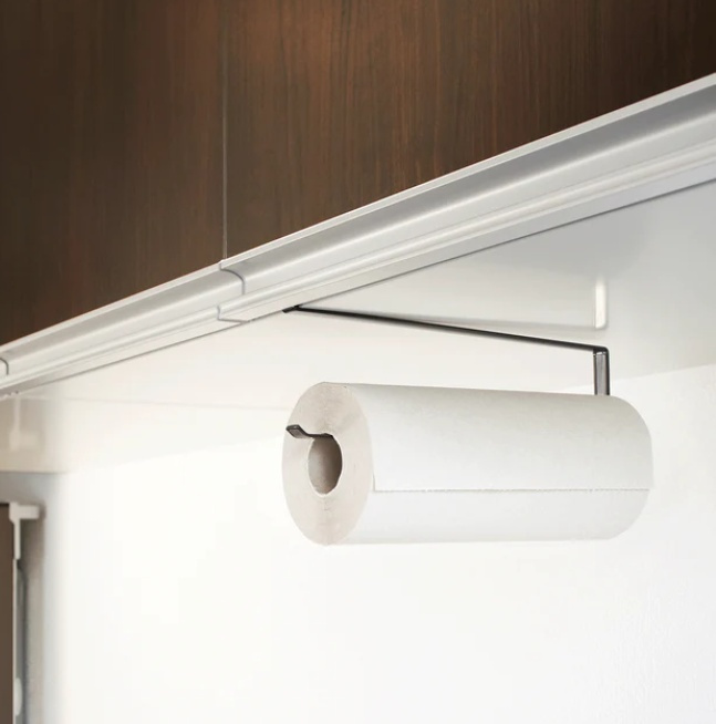 Under shelf holder for kitchen towels, TOWER KITCHEN PAPER TOWEL, Yamazaki, Black in the group Storage / Kitchen storage / Kitchen cabinet organizers / Under shelf storage at SmartaSaker.se (43150)